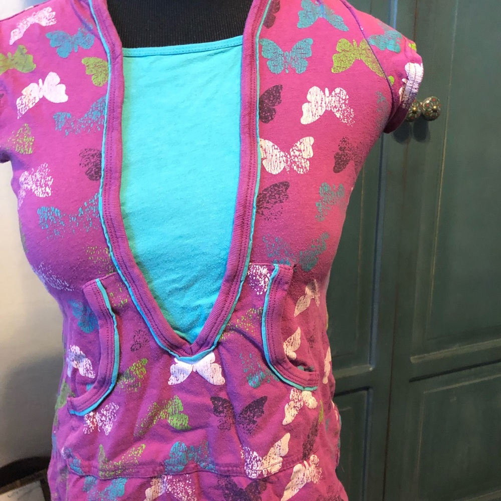 Girls butterfly shirt
